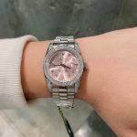 Rolex Datejust Diamond Bezel Oyster White Gold Pink 28mm - Image 4
