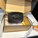 Gucci Horsebit 1955 Mini Shoulder Bag Black 18Cm 760196 1Aaqd 1000 - Image 3