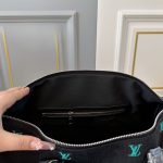 Louis Vuitton Keepall Bandoulière Black Denim 40cm - Image 5