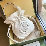 Gucci Blondie Mini Bucket Bag White 19Cm 760313 Aacp7 9022 - Image 3