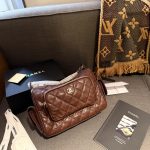 Chanel Small Camera Case Burgundy 25cm As5220 B18234 Nzv44 - Image 3