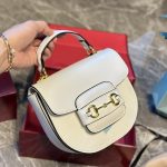 Gucci Horsebit 1955 Mini Top Handle Bag White ‎14Cm 781387 1Aaqd 9022 - Image 3
