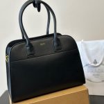 Prada Medium Leather Tote Bag Black 32Cm 1Bg538 2Cys F0002 V Ooo - Image 3