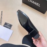 Chanel Square Toe Ballet Flats Black - Image 3