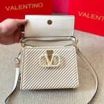 Valentino Garavani Small Vsling Handbag White 20Cm - Image 5