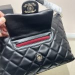 Chanel Maxi Size Hobo Bag Black Leather And Gold Tone Metal Black 27Cm As4339 B13833 94305 - Image 5