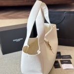 Saint Laurent Le 5 À 7 Bea In Grained Leather White 50Cm 763435Aaddg - Image 5