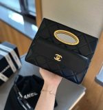 Chanel Clutch And Gold Plated Metal In Black 25Cm As5038 B17663 94305 - Image 7