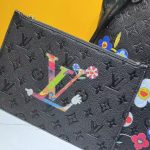 Louis Vuitton X Takashi Murakami Superflat Neverfull MM Black 31cm M13675 - Image 5