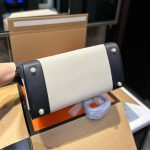 Hermes Birkin 25 Toile H Black 25cm - Image 4