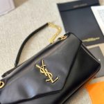 Saint Laurent Calypso Small In Plunged Black 27Cm 734153Aacqo1000 - Image 6