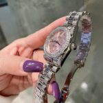 Rolex Datejust Diamond Bezel Oyster White Gold Pink 28mm - Image 5