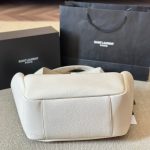 Saint Laurent Le 5 À 7 Bea In Grained Leather White 50Cm 763435Aaddg - Image 6