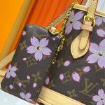 Louis Vuitton X Murakami Nano Bucket Monogram Canvas Sakura Brown 17Cm M13417 - Image 5