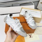 Louis Vuitton Lv Sneakerina Silver 1Ahojd - Image 3