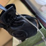 Gucci Blondie Mini Bucket Bag Black 19Cm 760313 Aacp7 1000 - Image 4