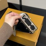 Louis Vuitton Slim Trunk Bag Black 23Cm M25445 - Image 4