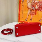 Hermès Kelly Sellier 25 Casaque Epsom Rouge With Silver Hardware In 25Cm - Image 6
