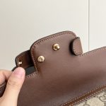 Gucci Horsebit 1955 Small Top Handle Bag Beige And Brown 22Cm - Image 4