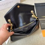 Saint Laurent Calypso Small In Plunged Black 27Cm 734153Aacqo1000 - Image 7