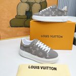 Louis Vuitton Time Out Sneaker Grey 1AGUVW - Image 3