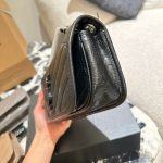 Saint Laurent Mini Matelasse Monogram Niki Bag Black 26cm - Image 5