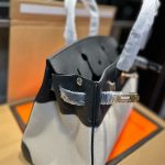 Hermes Birkin 25 Toile H Black 25cm - Image 5