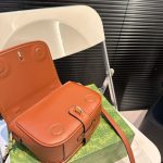 Gucci Gg Emblem Mini Shoulder Bag Beige And Dark Brown 20Cm ‎815211 Fad6L 9758 - Image 6