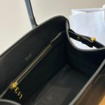 Prada Medium Leather Tote Bag Black 32Cm 1Bg538 2Cys F0002 V Ooo - Image 6
