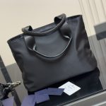 Prada Re Nylon Tote Bag Black 32cm 1bg354 Rv44 F0002 V B1m - Image 6