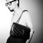 Saint Laurent Loulou Medium Chain Bag Black 29cm 801439aaeax1000 - Image 7