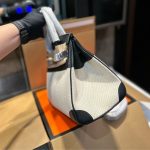 Hermes Birkin 25 Toile H Black 25cm - Image 6