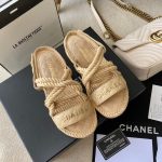 Chanel Rope Sandals Strap Biege - Image 4