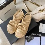 Chanel Rope Sandals Strap Biege - Image 7