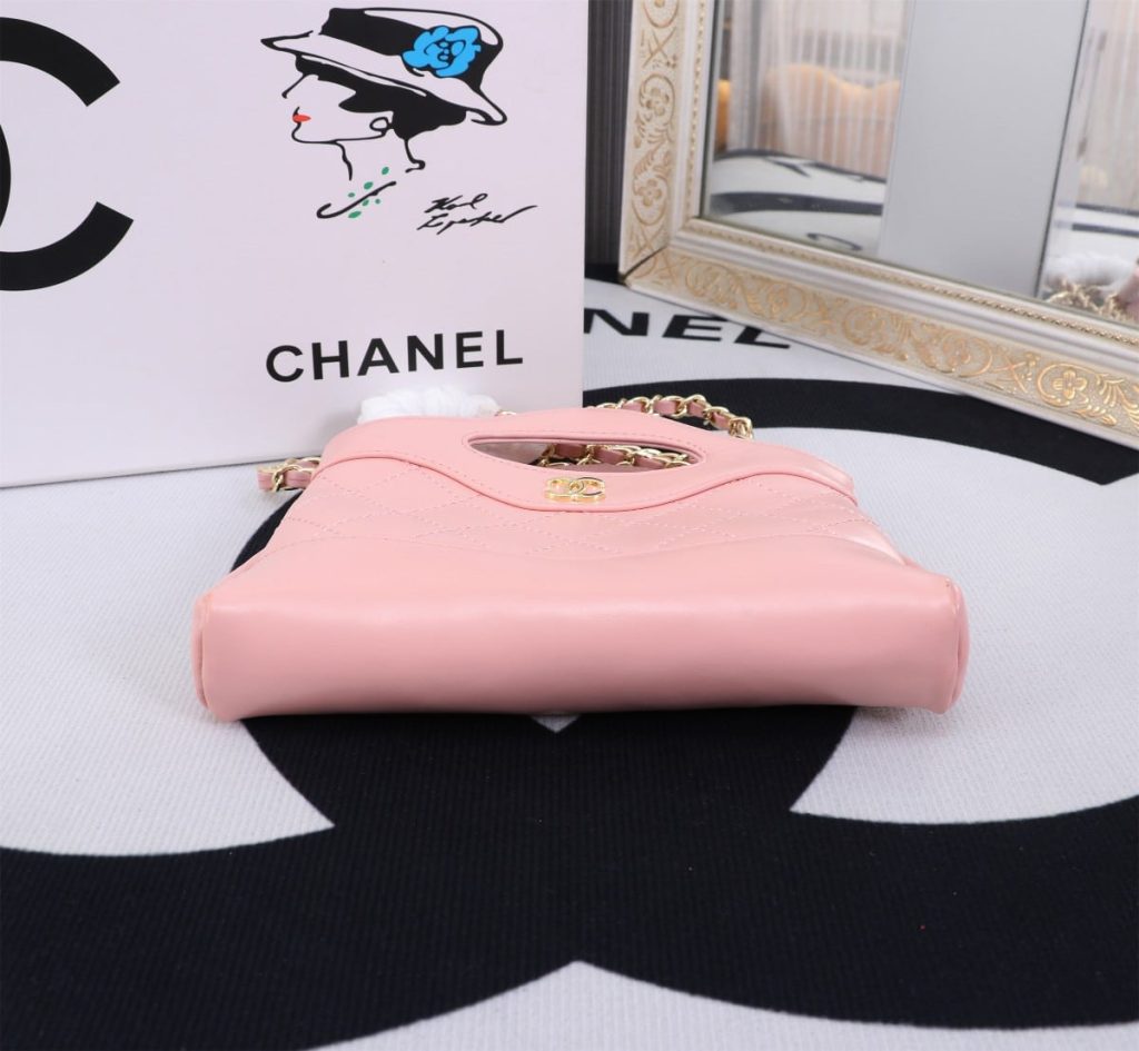 Chanel Shopping Bag Shiny Pink 19Cm As4854 B16220 Nw784 - Image 5