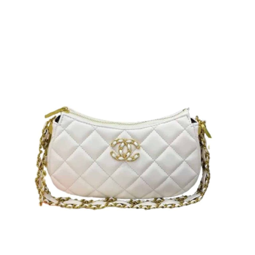 Chanel Clutch With Strap White 24Cm - Image 2