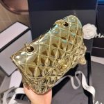 Chanel Mini Flap Bag Star Coin Purse Yellow Gold 20Cm As4646 B14873 Nt671 - Image 7