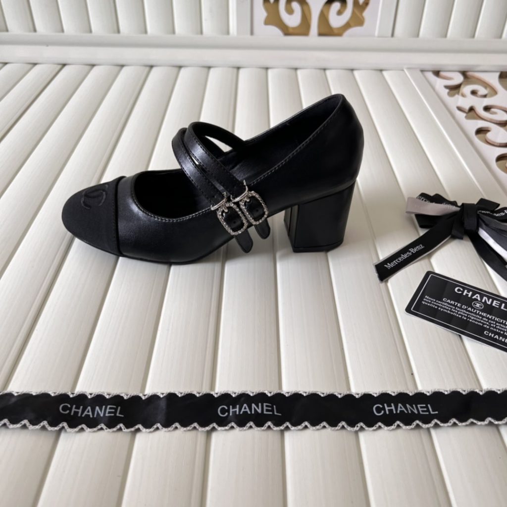 Chanel Mary Janes And Grosgrain Black G45696 B16524 Nx492 - Image 6