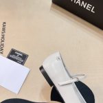 Chanel Square Toe Ballet Flats Black White - Image 6