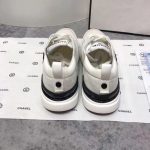 Chanel Mesh Suede Sneaker White Black G37492 Y55236 10601 - Image 5