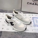 Chanel Mesh Suede Sneaker White Black G37492 Y55236 10601 - Image 3