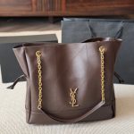 Saint Laurent Small Jamie Shopping Brown 28Cm - Image 4