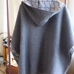 Fendi Ff Poncho Gray And White Wool And Cashmere - Image 7