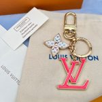 Louis Vuitton X Murakami Lv Iconic Monogram Multicolor Key Holder Fuchsia M02466 - Image 6