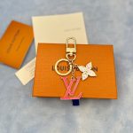Louis Vuitton X Murakami Lv Iconic Monogram Multicolor Key Holder Fuchsia M02466 - Image 5