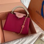 Louis Vuitton Capucines BB Bag Dark Pink 27Cm M20845 - Image 4