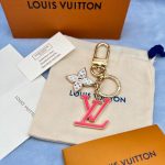 Louis Vuitton X Murakami Lv Iconic Monogram Multicolor Key Holder Fuchsia M02466 - Image 3