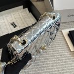 Chanel Mini Flap Bag Star Coin Purse Silver 24Cm As4648 B14873 Nt666 - Image 7