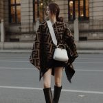 Fendi Ff Poncho Multicolor Wool And Cashmere Fxx715aeowf0qt1 - Image 4