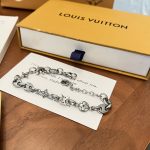 Louis Vuitton Lv Sailor Medium Bracelet Silver M03187 - Image 4